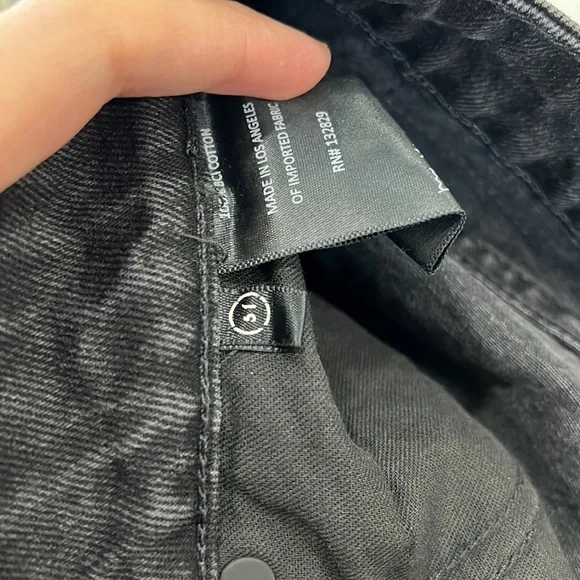 GRLFRND Black Hailey Low Rise Slim Boot Jean with Slit - Picture 9 of 10